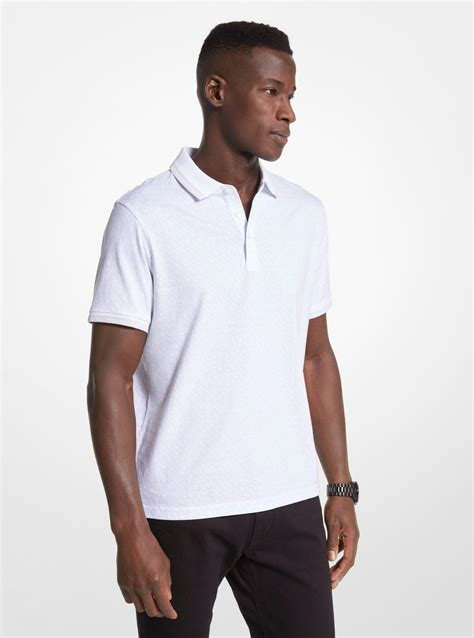 michael kors white polo shirt|Michael Kors polo shirts sale.